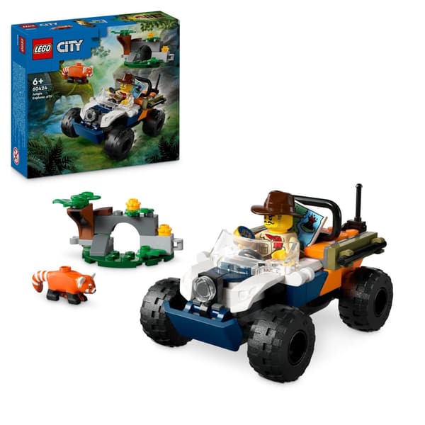 LEGO 60424 Viidakkoseikkailijan mönkijä ja maastoajoneuvo