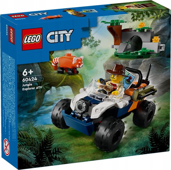 LEGO 60424 Viidakkoseikkailijan mönkijä ja maastoajoneuvo