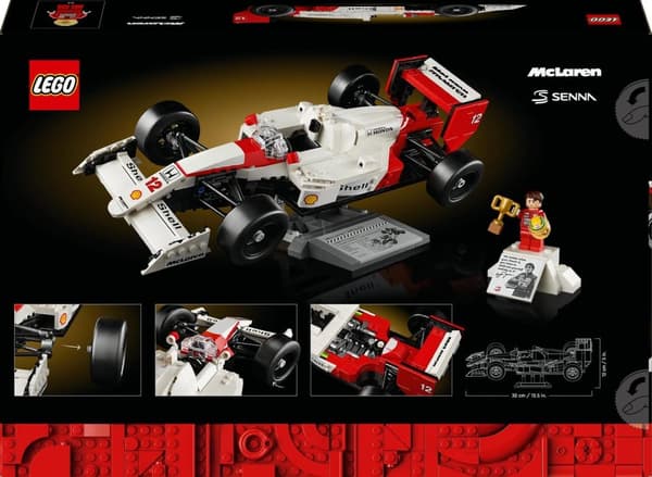 LEGO ICONS 10330 Ikoner 10330 McLaren MP4/4 og Ayrton Senna Formel 1 F1