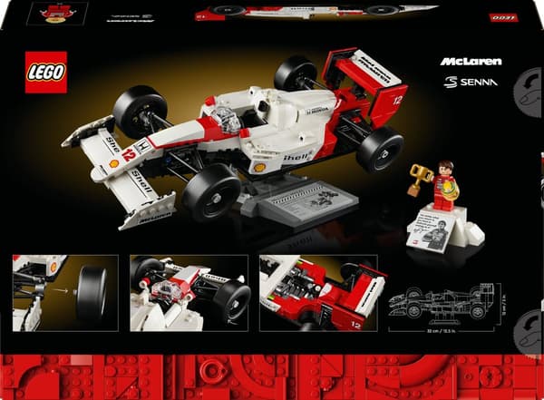 LEGO ICONS 10330 Ikoner 10330 McLaren MP4/4 og Ayrton Senna Formel 1 F1