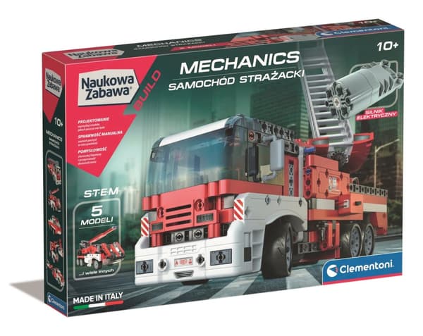 Clementoni Mechanics Byggset Brandbil 540 el Fire