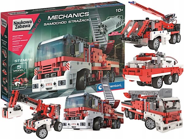 Clementoni Mechanics Byggset Brandbil 540 el Fire
