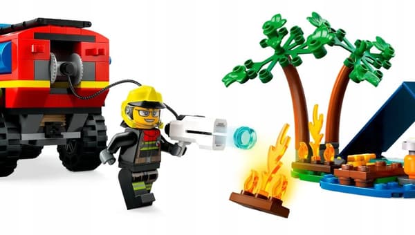 LEGO City 60412 Firehjulstrækker Brandbil og Redningsbåd