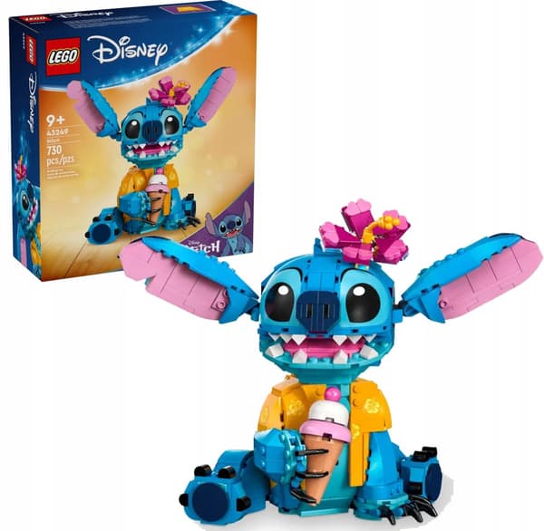 LEGO DISNEY STITCH 43249 FIGURKARAKTÄRSSET 2024 FLYTTBAR