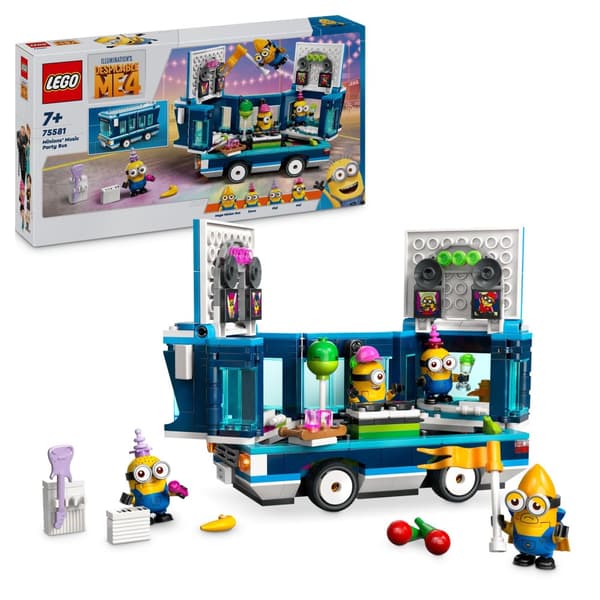 LEGO Minions 75581 Skurken Mig 4 75581 Mimoni og den musikalske festbus