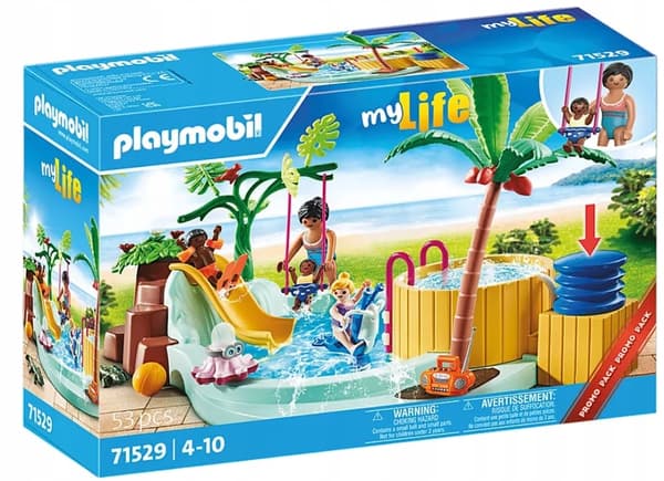 Playmobil 71529 Barnpool med jacuzzi