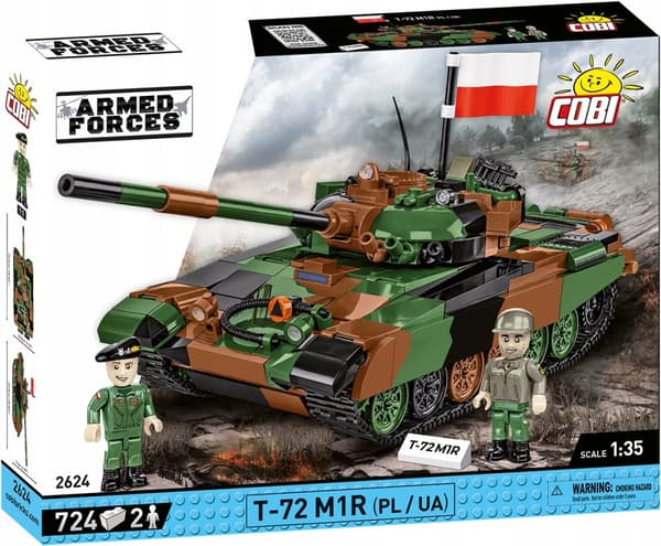 Cobi 2624 T-72M1R Tank VÆBNEDE STYRKER T-72M1R (PL/UA)