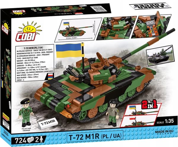 Cobi 2624 T-72M1R Tank VÆBNEDE STYRKER T-72M1R (PL/UA)