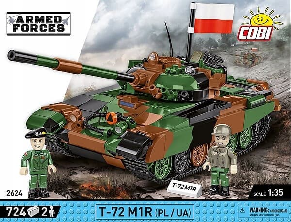 Cobi 2624 T-72M1R Tank VÆBNEDE STYRKER T-72M1R (PL/UA)