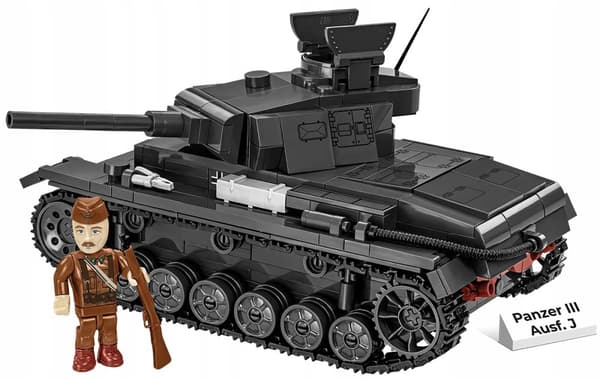COBI 2289 TANK Panzer III Ausf.J 590 element Panzerkampfwagen III BLOCKAR