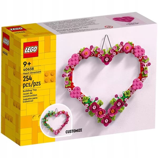 LEGO Creator 40638 Hjärtformad Blomdekoration Hängsmycke