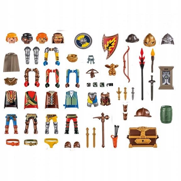 Playmobil 71487 Knights Novelmore figurer rustningsset