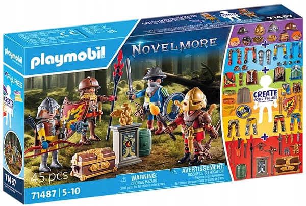 Playmobil 71487 Knights Novelmore figurer rustningsset