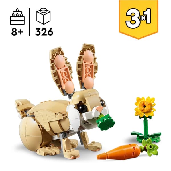 LEGO Creator 31162 3-i-1 Kanin Kanin med Morot