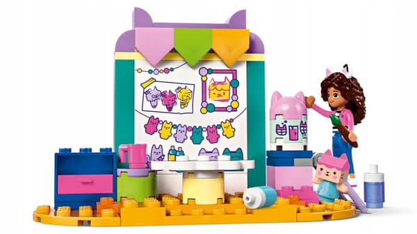 LEGO GABI'S KATTEHUS PAP HÅNDLAVET GABBYS DUKKESTUKSÆT