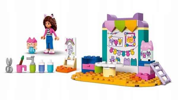 LEGO GABI'S KATTEHUS PAP HÅNDLAVET GABBYS DUKKESTUKSÆT