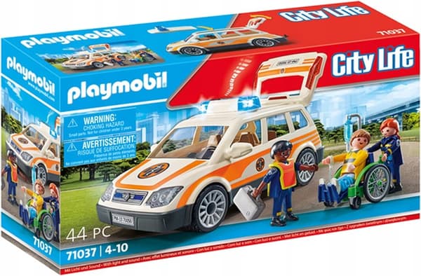 PLAYMOBIL 71037 RÄDDNINGSBIL AMBULANS