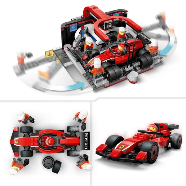 LEGO City 60443 Pitstop City 60443 F1- och Ferrari-personal