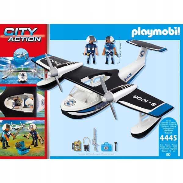 Playmobil City Action 4445 Politi Hydrofoil Fly
