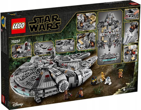 LEGO STAR WARS 75257 MILLENNIUM FALCON R2D2