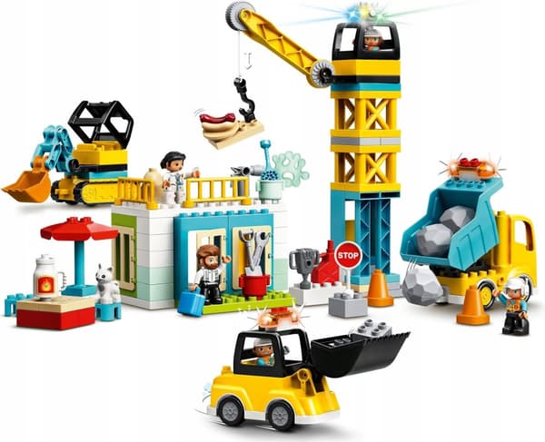LEGO DUPLO 10933 RAKENNUSNOSTURI DUPLA-AUTO KAIVINKONE uusi