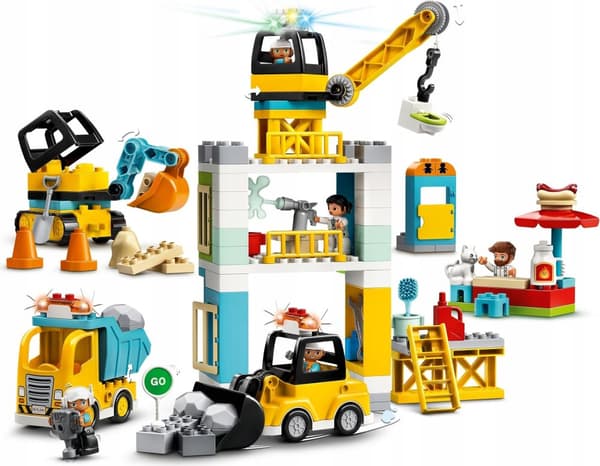 LEGO DUPLO 10933 RAKENNUSNOSTURI DUPLA-AUTO KAIVINKONE uusi