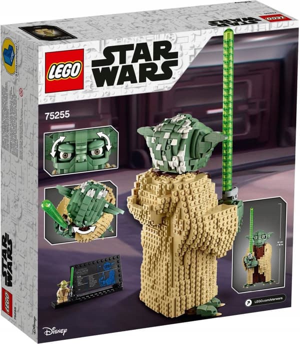 LEGO STAR WARS 75255 STOR FIGUR AF YODA JEDI KNIGHT