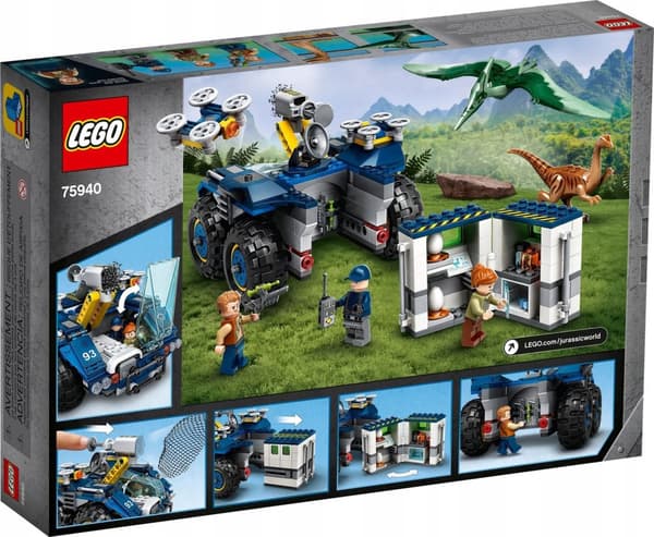 LEGO JURASSIC WORLD 75940 GALLIMIM PTERANODON DINO