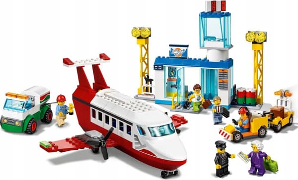 LEGO CITY 60261 FLY LUFTHAVN ny