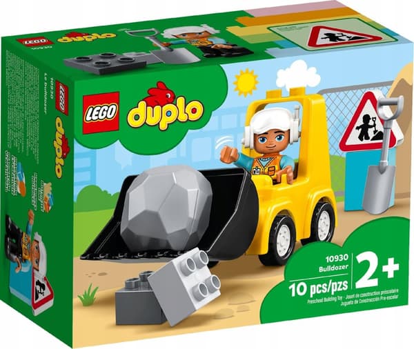 LEGO DUPLO 10930 GRÄVMASKIN LASTARE BULLDOZER klossar