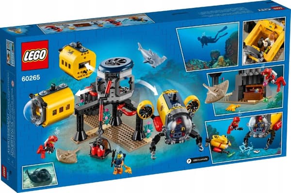 LEGO CITY 60265 HAVOPDORSKNINGSBASE UNDERVANDSSTATION