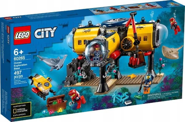 LEGO CITY 60265 HAVOPDORSKNINGSBASE UNDERVANDSSTATION