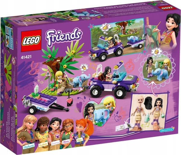 LEGO FRIENDS 41421 ELEFANTIN PELASTUSPALVELUS VAUVANELEFANTTI