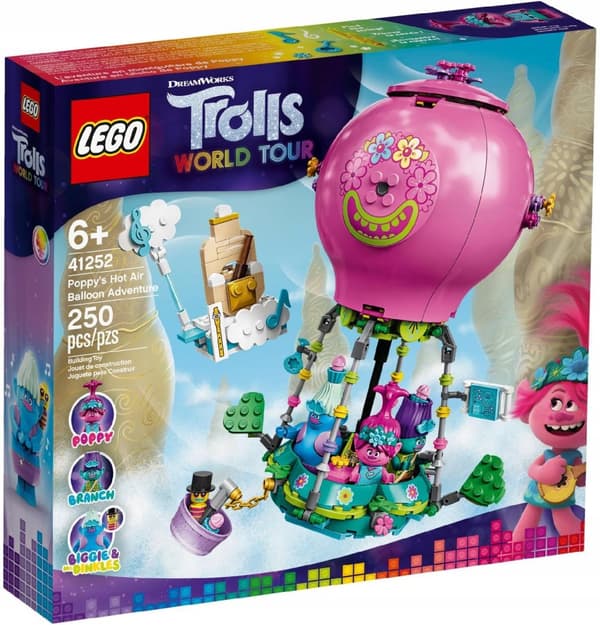 LEGO TROLLS 41252 TROLLS TROLLS BALLONG VALLMO klossar