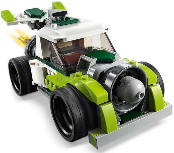 LEGO CREATOR 3i1 31103 RAKETBIL ATV-LAYOUT
