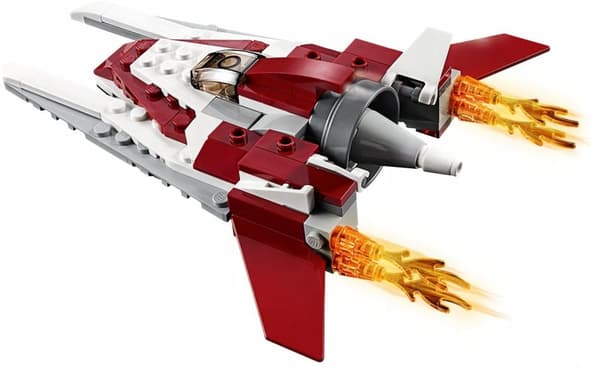 LEGO CREATOR 3W1 31086 SAMOLOT-ROBOTEN STATEK KOSMIC
