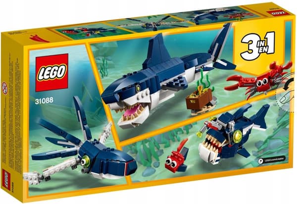 LEGO CREATOR 31088 HAJ OG BLÆKSPRUTTE