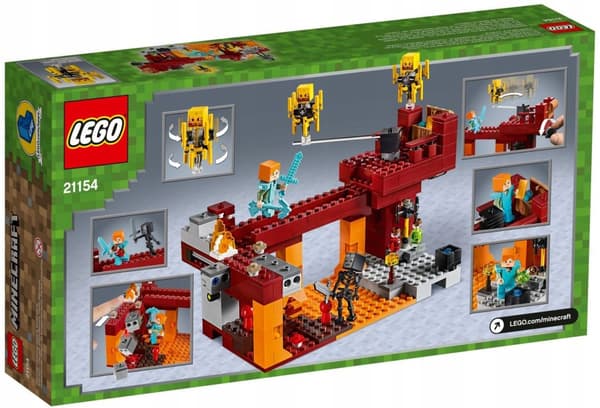 LEGO MINECRAFT 21154 BRIDGE OF FLAMES HELL NETHER