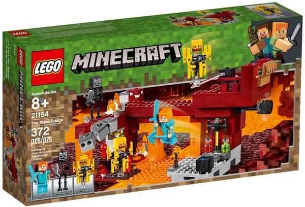 LEGO MINECRAFT 21154 BRIDGE OF FLAMES HELL NETHER