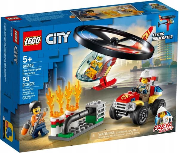 LEGO CITY 60248 BRANDHELIKOPTEROPFYRING