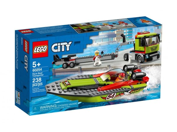 LEGO CITY 60254 LASTBIL LASTBIL BÅT BÅTSPORT