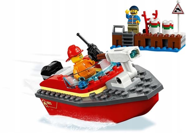 LEGO CITY 60213 BRAND BRANDVÆSEN BRANDMANDSBÅD