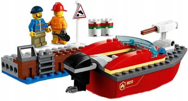 LEGO CITY 60213 BRAND BRANDVÆSEN BRANDMANDSBÅD