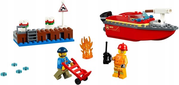 LEGO CITY 60213 BRAND BRANDVÆSEN BRANDMANDSBÅD