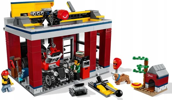 LEGO CITY 60258 TUNING VÆRKSTED GARAGE CITY PL