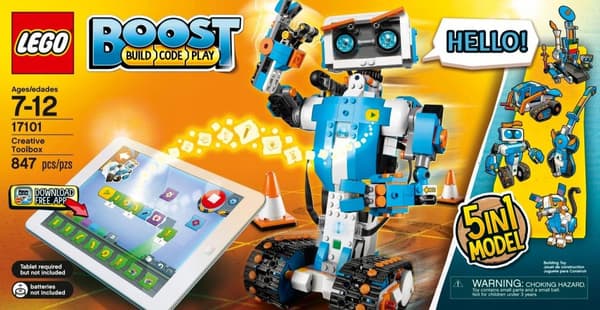 LEGO BOOST 17101 ROBOT FJÄRRKONTROLLAD FRÅN EN SURFPLATTA