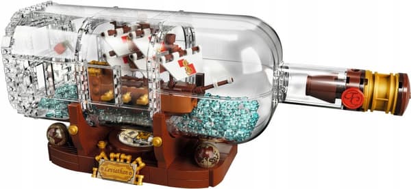 LEGO IDEAS 21313 FLASKESKIB OG BÅD OG BÅD