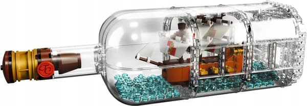 LEGO IDEAS 21313 FLASKESKIB OG BÅD OG BÅD