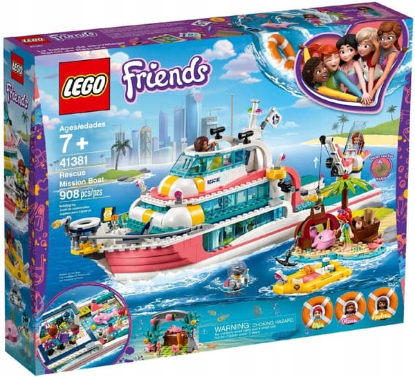 LEGO FRIENDS 41381 LIVBÅT OCH MOTORBÅT