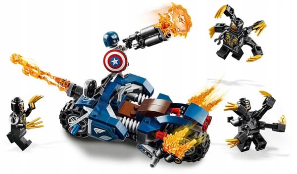 LEGO SUPER HEROES AVENGERS 76123 KAPTEENI AMERIKKA!